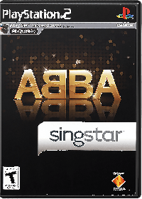 SingStar ABBA PAL Playstation 2  box art